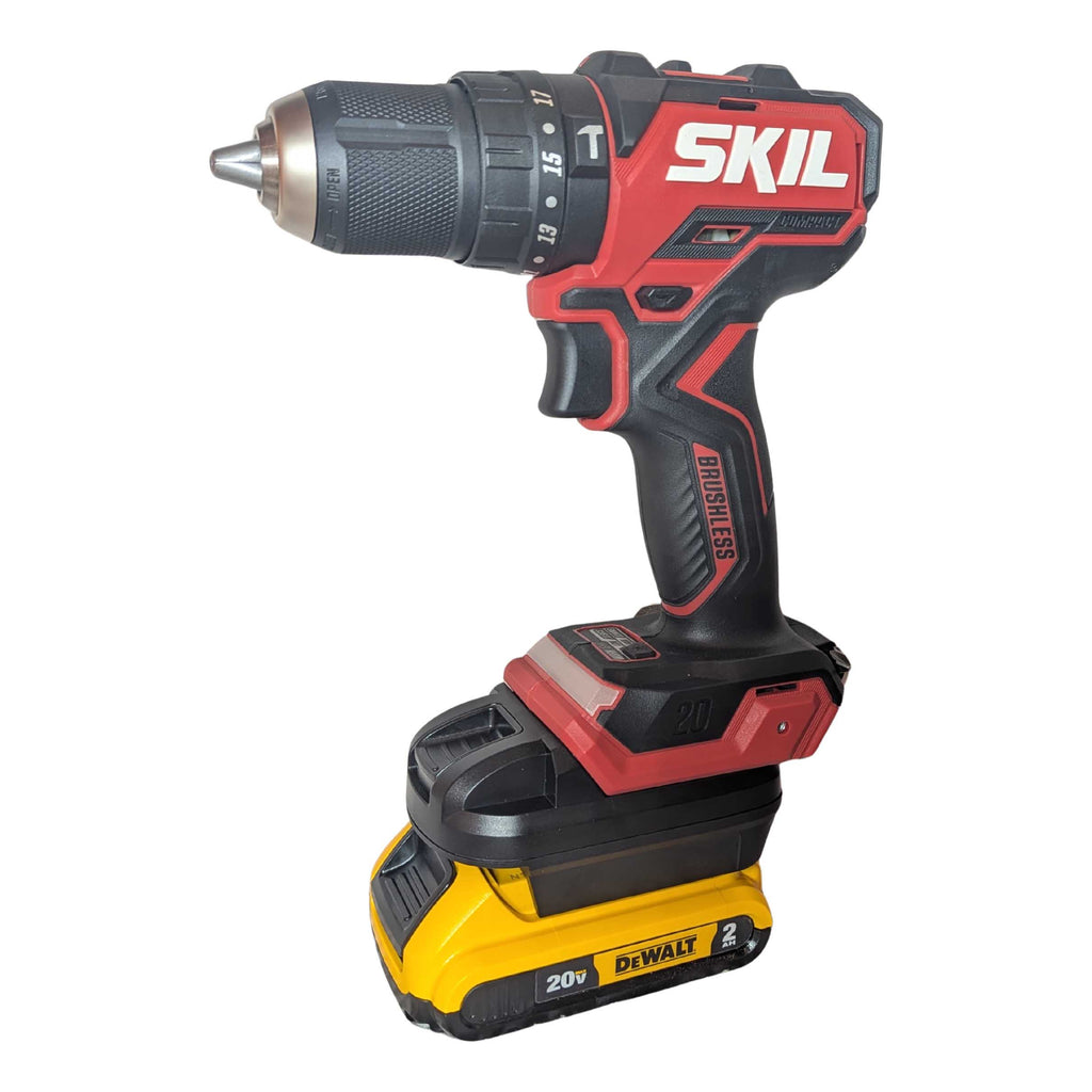 DeWalt 20V to SKIL 20V Battery Adapter