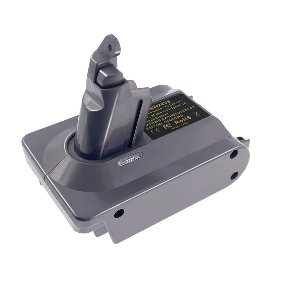 Greenworks 24V auf Dyson V6 Akkuadapter