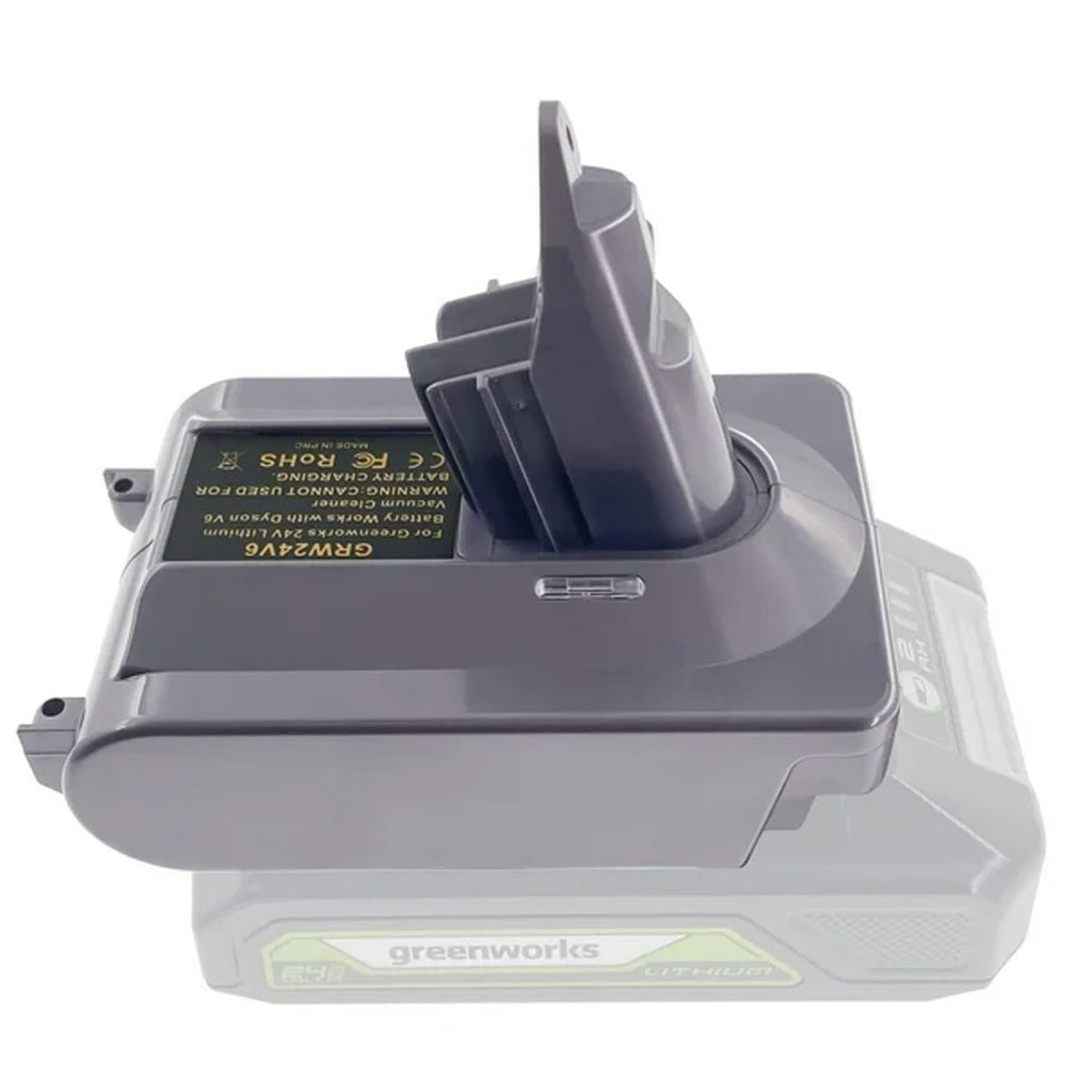 Greenworks 24V auf Dyson V6 Akkuadapter