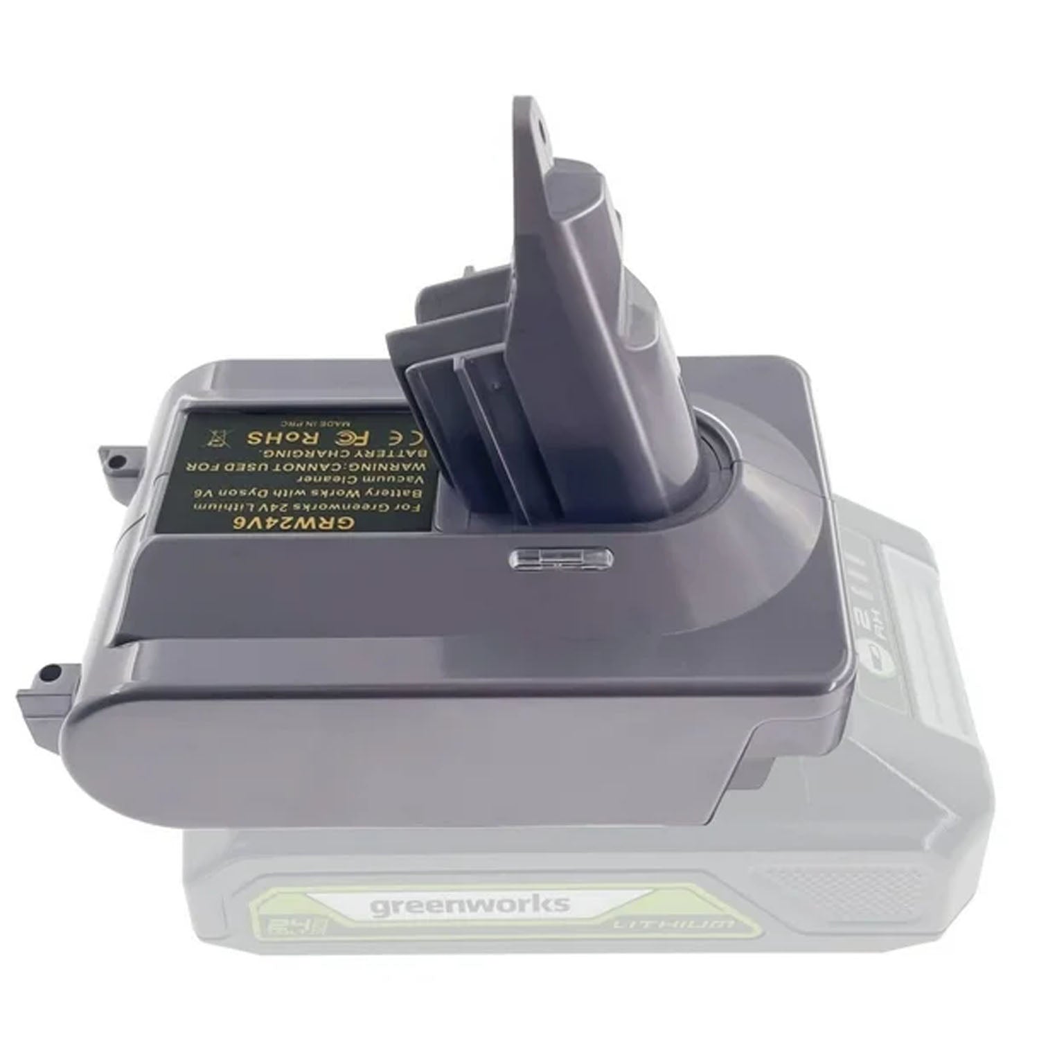 Greenworks 24V auf Dyson V6 Akkuadapter