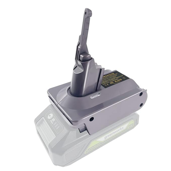 Adaptateur de batterie Greenworks 24V vers Dyson V8