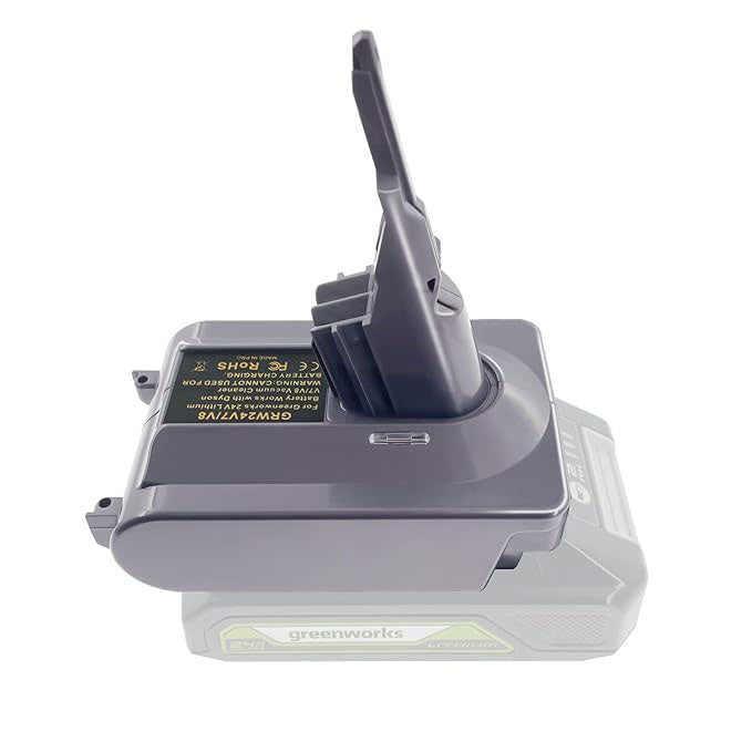 Adaptateur de batterie Greenworks 24V vers Dyson V8