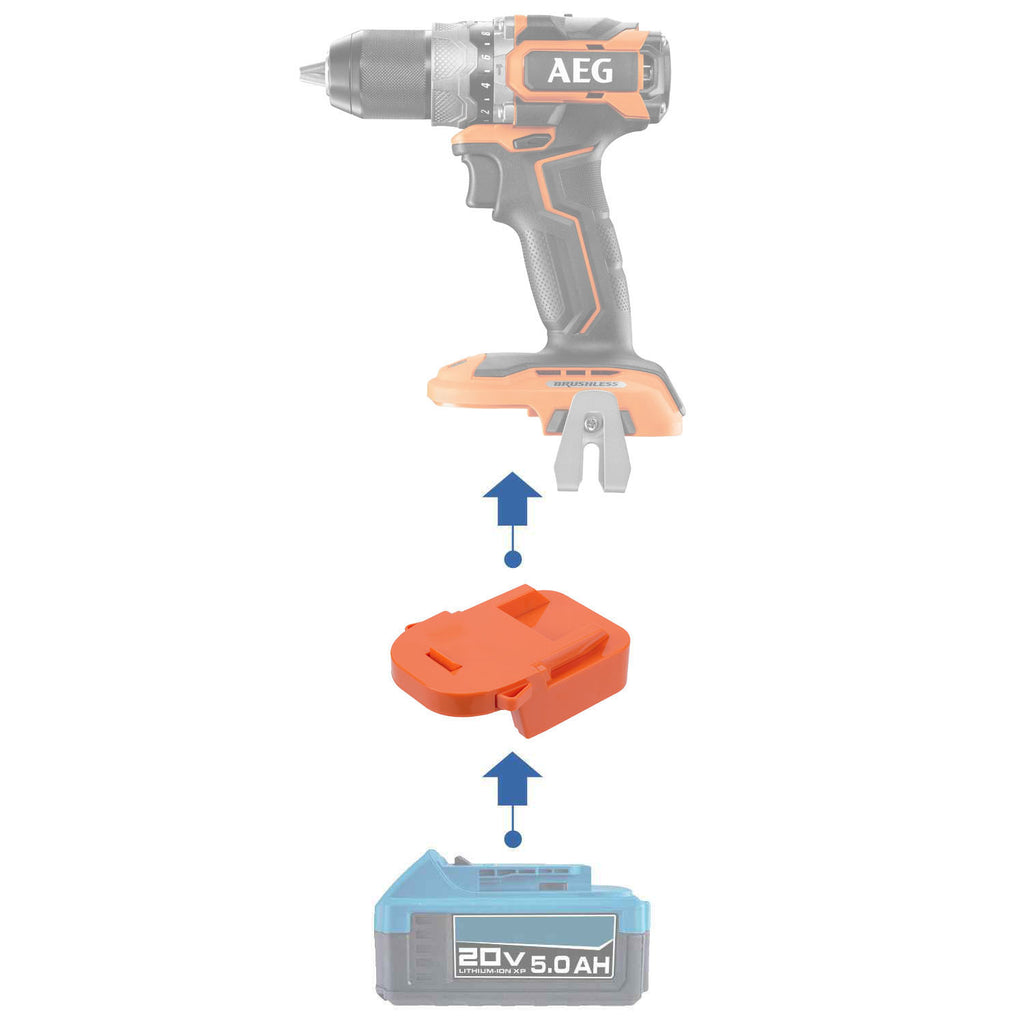Hercules 20V vers AEG 18V Adaptateur de batterie