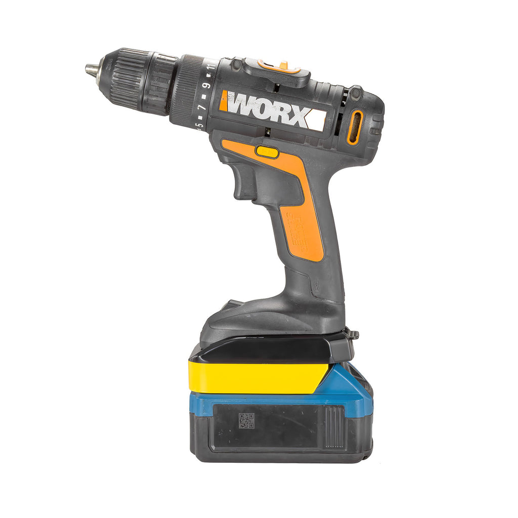 Hercules 20V vers WORX 20V PowerShare (Orange) Adaptateur de batterie