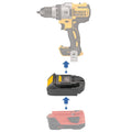 Hilti 22V auf DeWalt 20V Akkuadapter