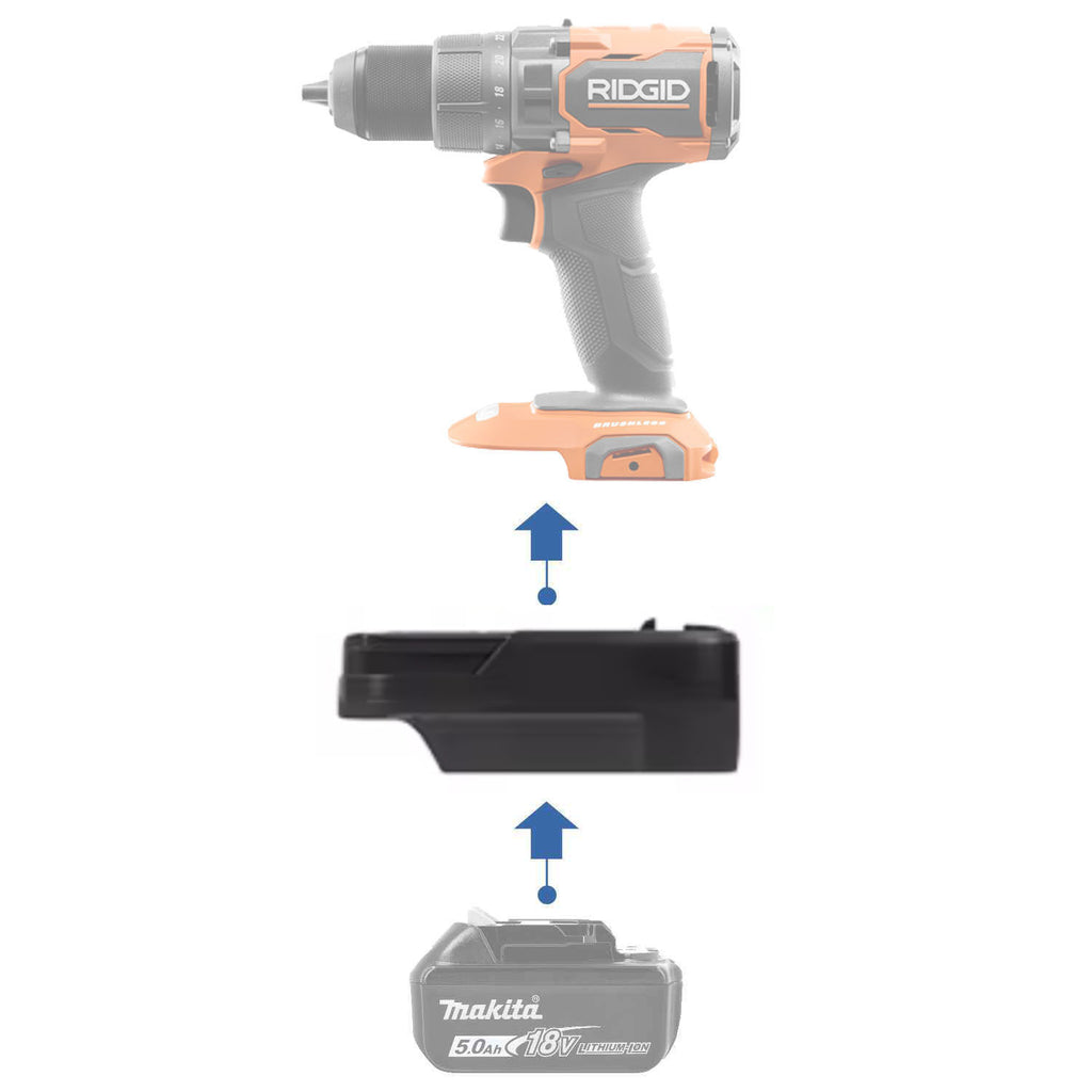 Makita 18V to RIDGID 18V Battery Adapter
