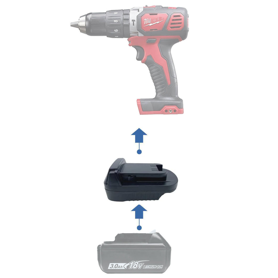 Makita 18V auf Milwaukee 18V Batterieadapter