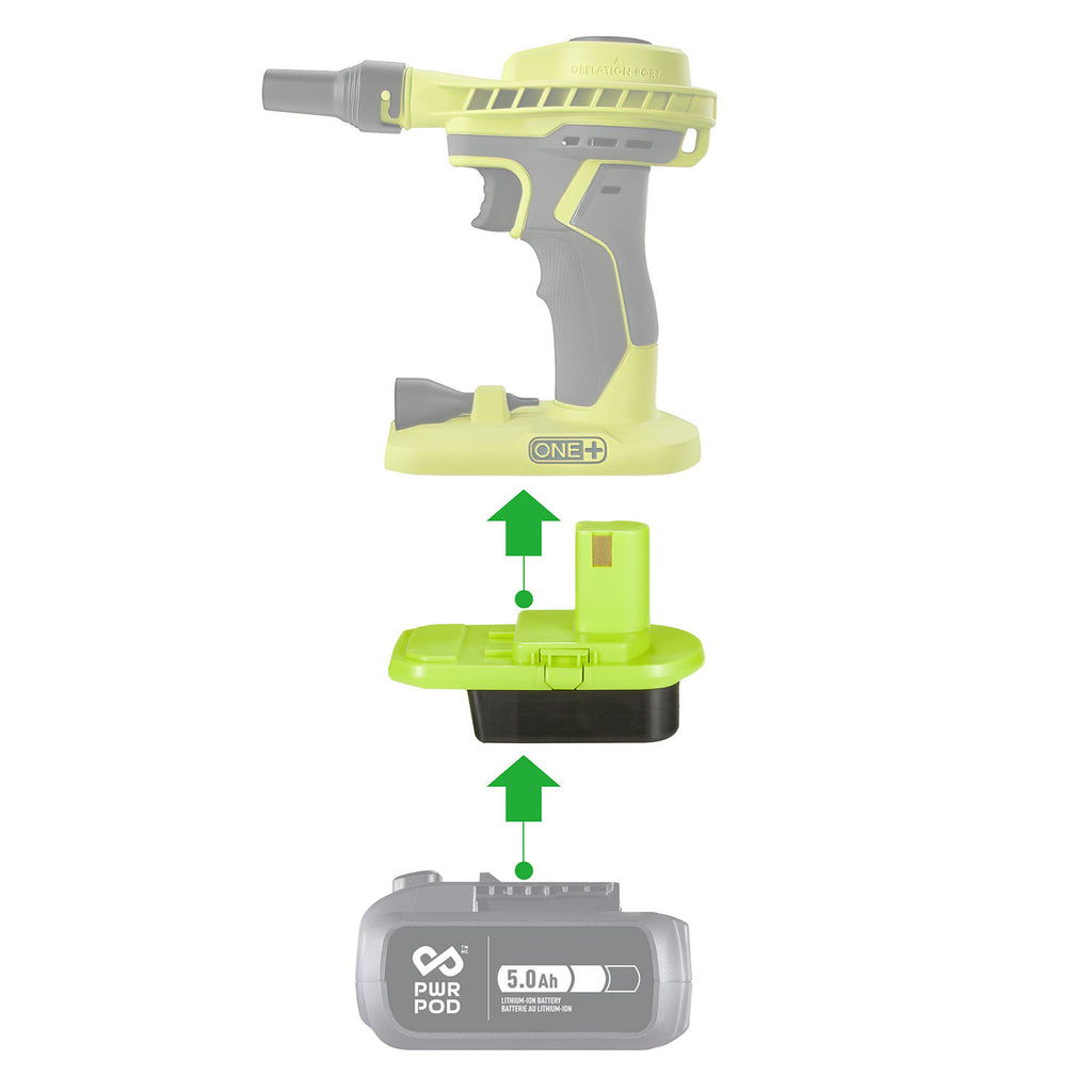 Mastercraft 20V (Blau) auf Ryobi 18V Batterieadapter