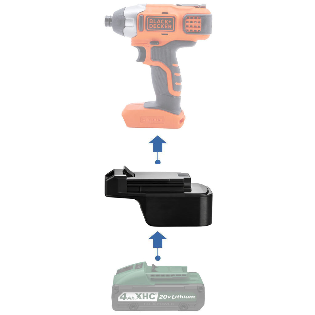 Masterforce 20V vers Black and Decker 20V Adaptateur de batterie