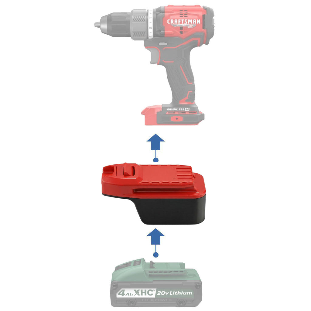 Masterforce 20V auf Craftsman 20V Akkuadapter