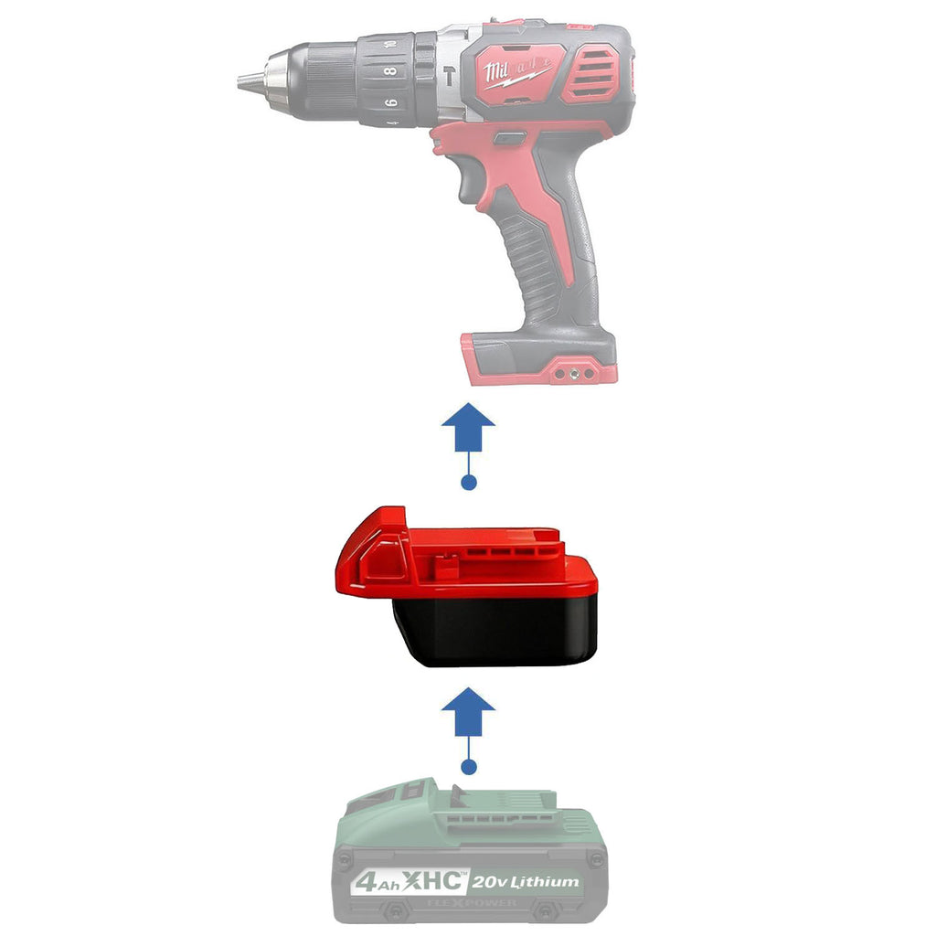Masterforce 20V vers Milwaukee 18V Adaptateur de batterie