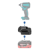 Metabo 18V (UK) à Makita 18V Adaptateur de Batterie
