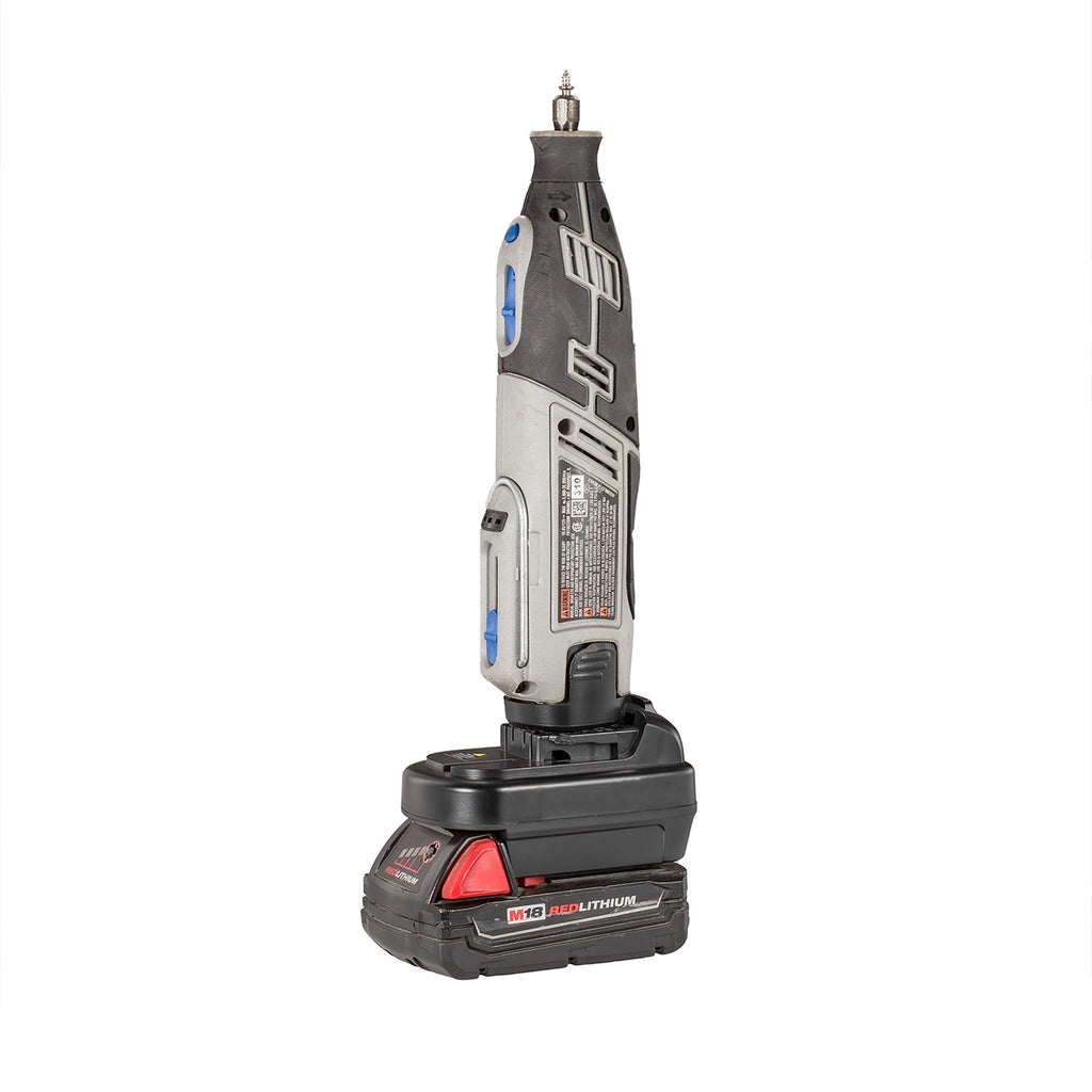 Milwaukee 18V to Dremel 12V (8220 8250)  Battery Adapter