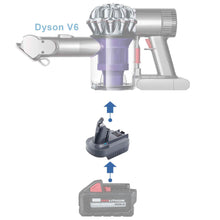 Lade das Bild in den Galerie-Viewer, Milwaukee 18V zu Dyson V6 Batterieadapter
