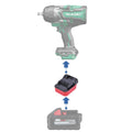 Milwaukee 18V auf Hikoki 18V Batterieadapter