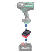 Lade das Bild in den Galerie-Viewer, Milwaukee 18V zu Hikoki 18V Batterieadapter
