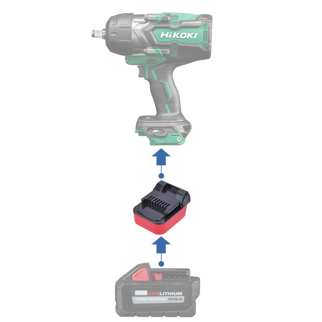 Milwaukee 18V zu Hikoki 18V Batterieadapter