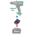 Milwaukee M18 auf Metabo HPT 18V Akkuadapter
