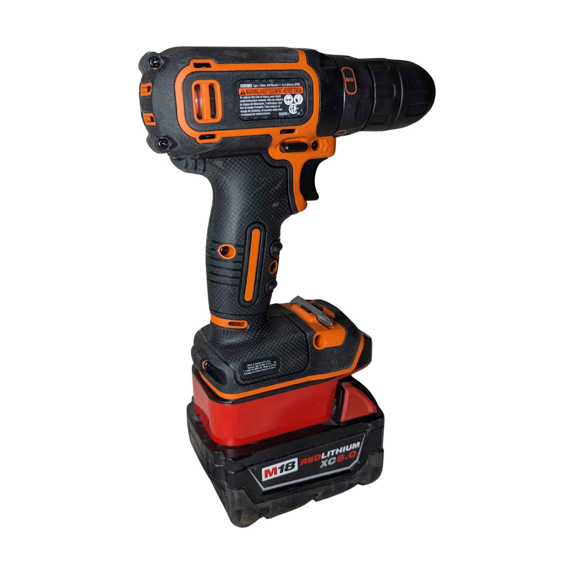 Milwaukee 18V auf Black and Decker 20V Batterieadapter