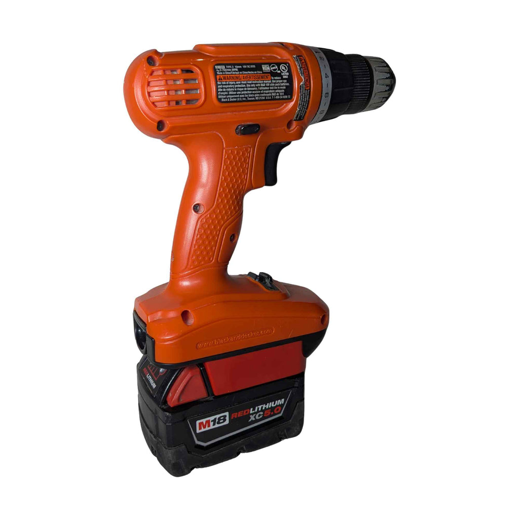 Milwaukee M18 auf Black and Decker 18V Ni-Cd Akkuadapter
