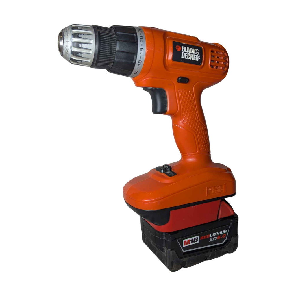 Milwaukee M18 auf Black and Decker 18V Ni-Cd Akkuadapter