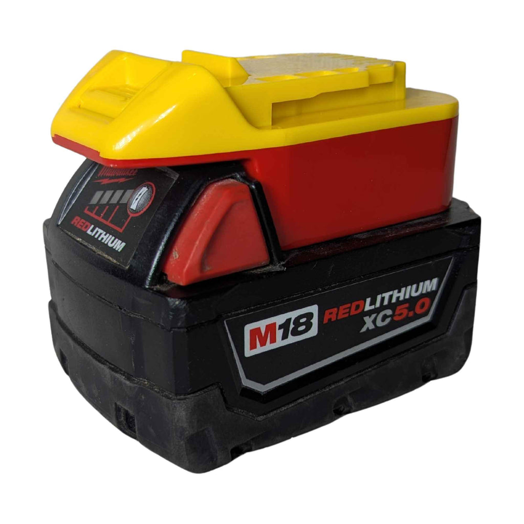 Milwaukee 18V auf DeWalt 20V Batterieadapter