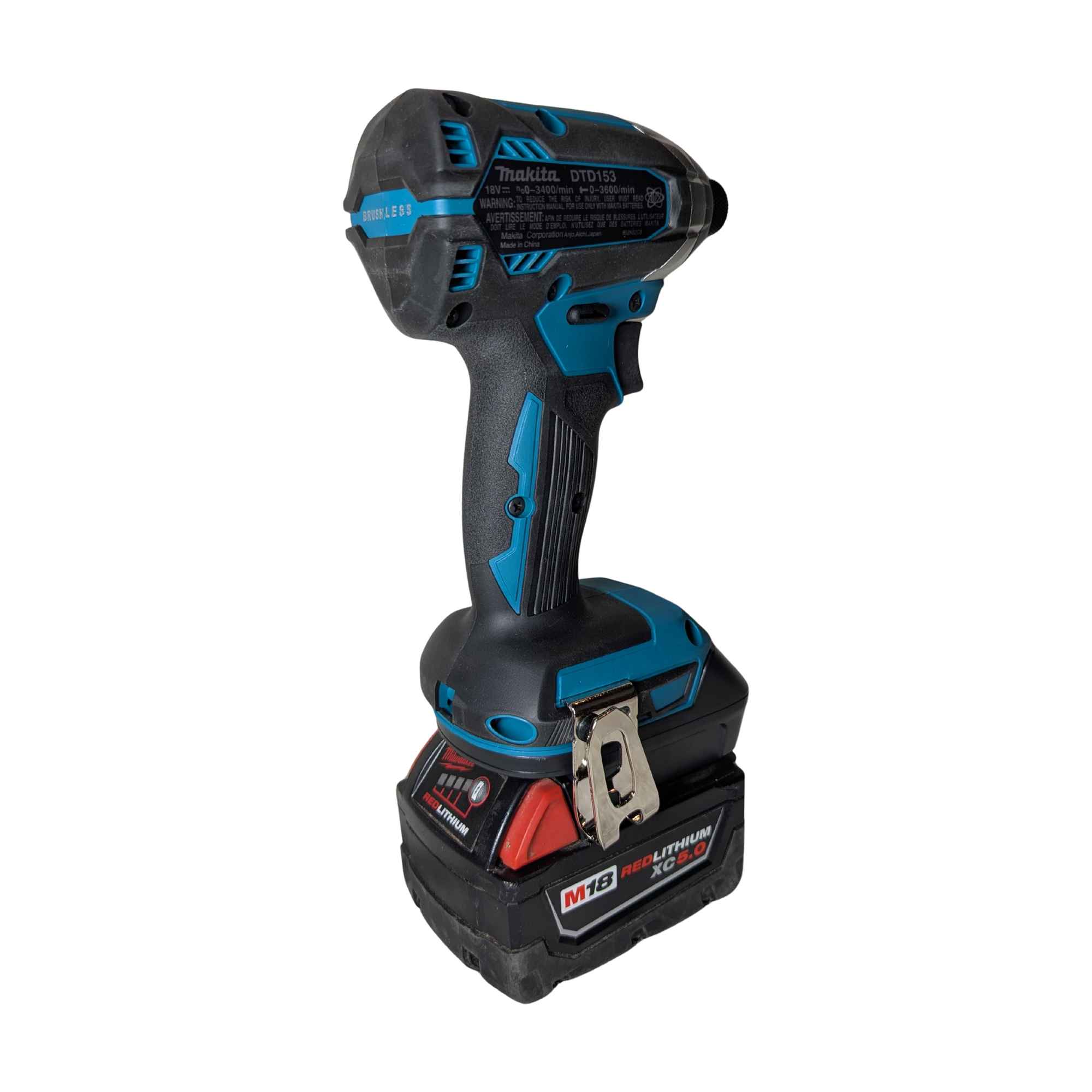 Milwaukee 18V auf Makita 18V Akkuadapter
