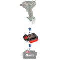 Milwaukee 18V auf Masterforce 20V Batterieadapter
