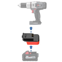 Lade das Bild in den Galerie-Viewer, Milwaukee 18V auf Porter Cable 18V Batterieadapter
