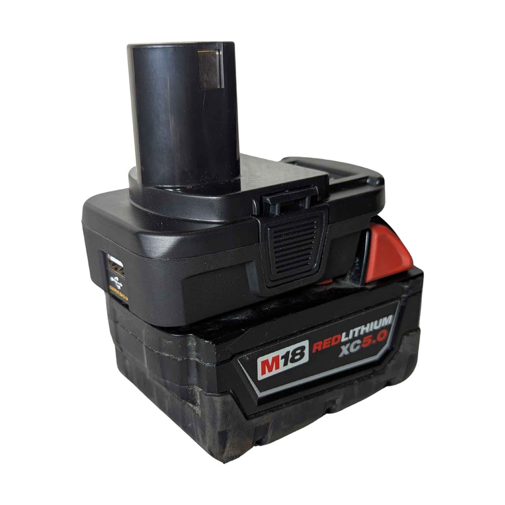 Adaptateur de batterie Milwaukee 18V vers Ryobi 18V