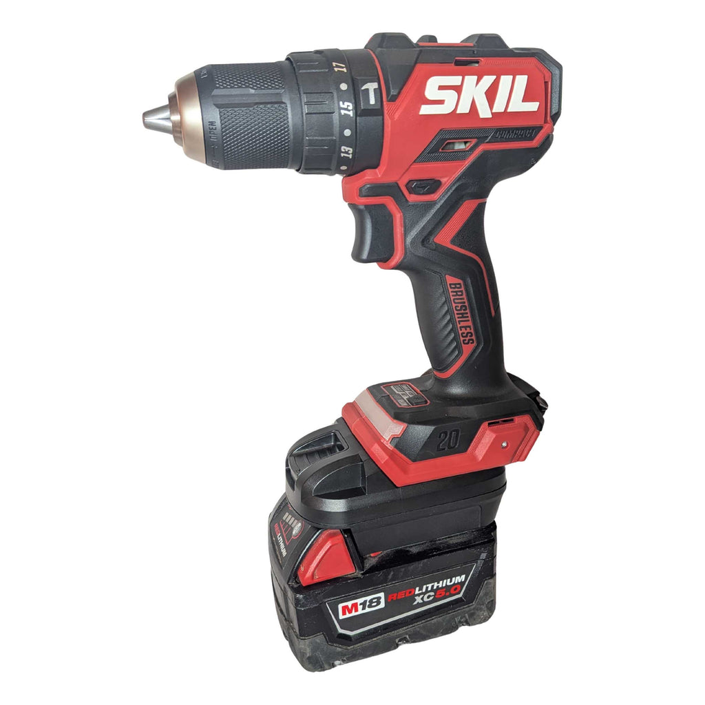Milwaukee 18V auf SKIL 20V Akkuadapter