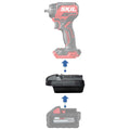 Milwaukee 18V auf SKIL 20V Akkuadapter