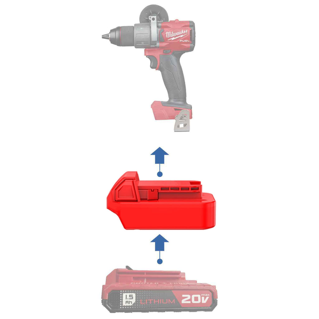Porter Cable 20V auf Milwaukee 18V Batterieadapter