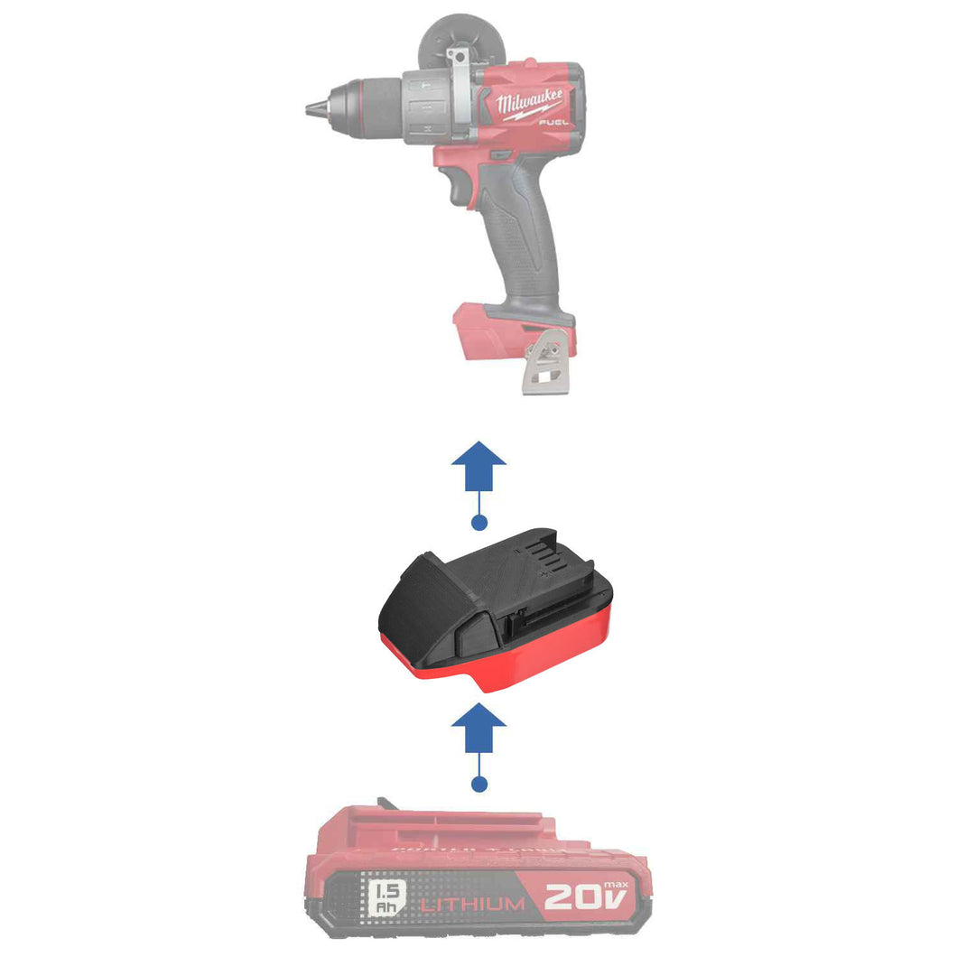 Porter Cable 20V auf Milwaukee 18V Batterieadapter