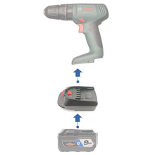 Load image into Gallery viewer, RIDGID 18V to Bosch (Green) 18V Battery Adapter
