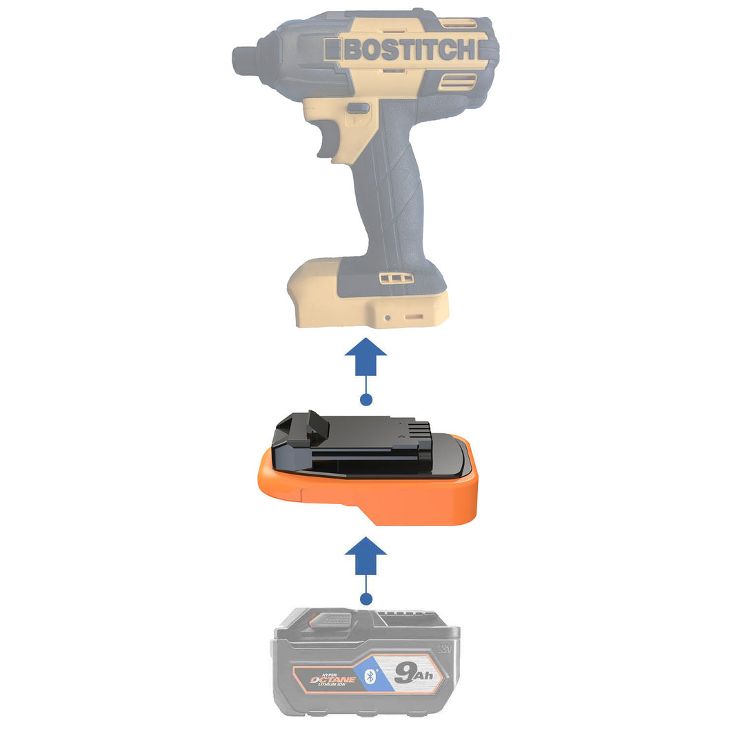 RIDGID 18V to Bostitch 18V Battery Adapter