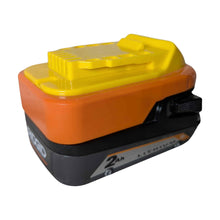 Lade das Bild in den Galerie-Viewer, RIDGID 18V auf DeWalt 20V Batterieadapter (ABS)
