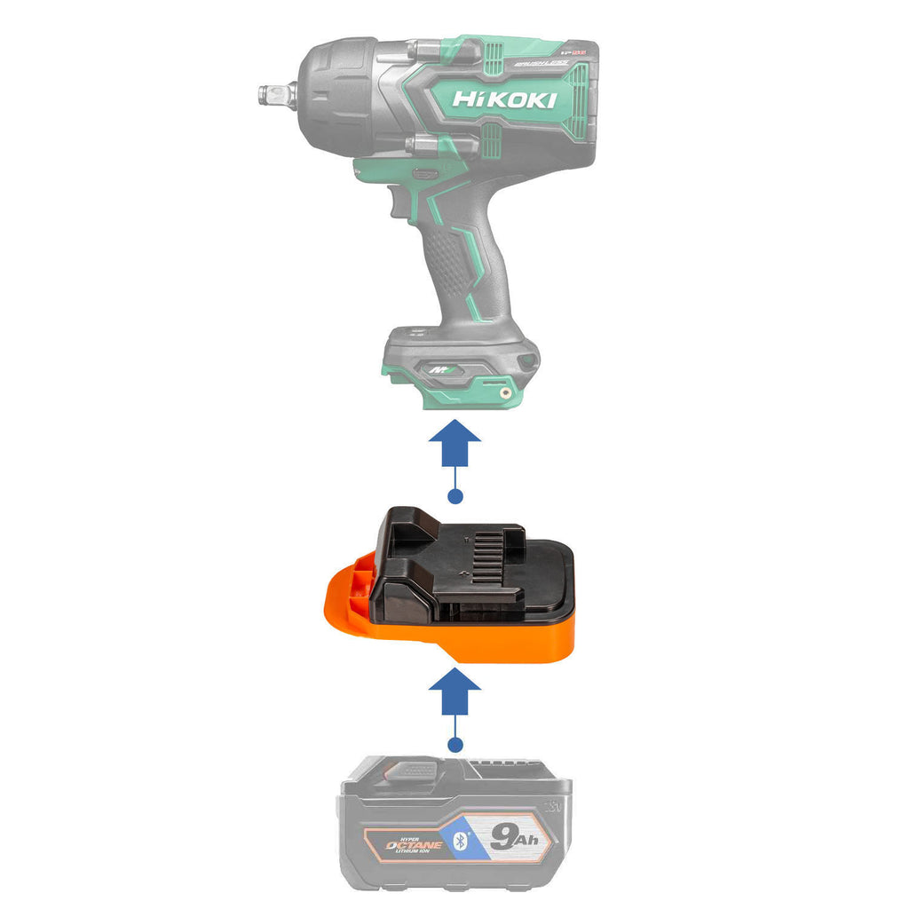 Adaptateur de batterie RIDGID 18V vers Hikoki 18V