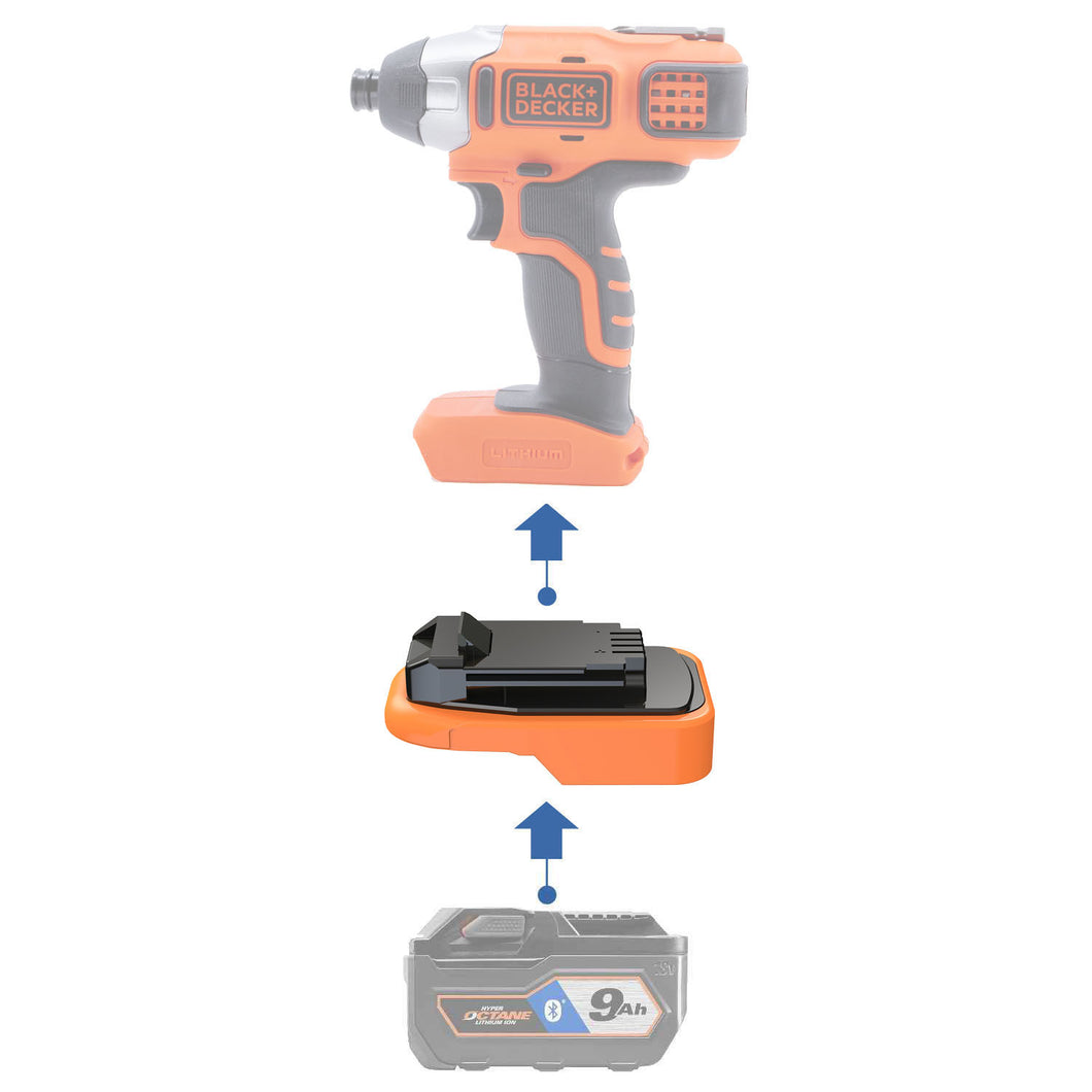 RIDGID 18V zu Black and Decker 20V Batterieadapter