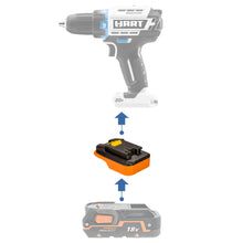 Lade das Bild in den Galerie-Viewer, RIDGID 18V auf Hart 20V Batterieadapter

