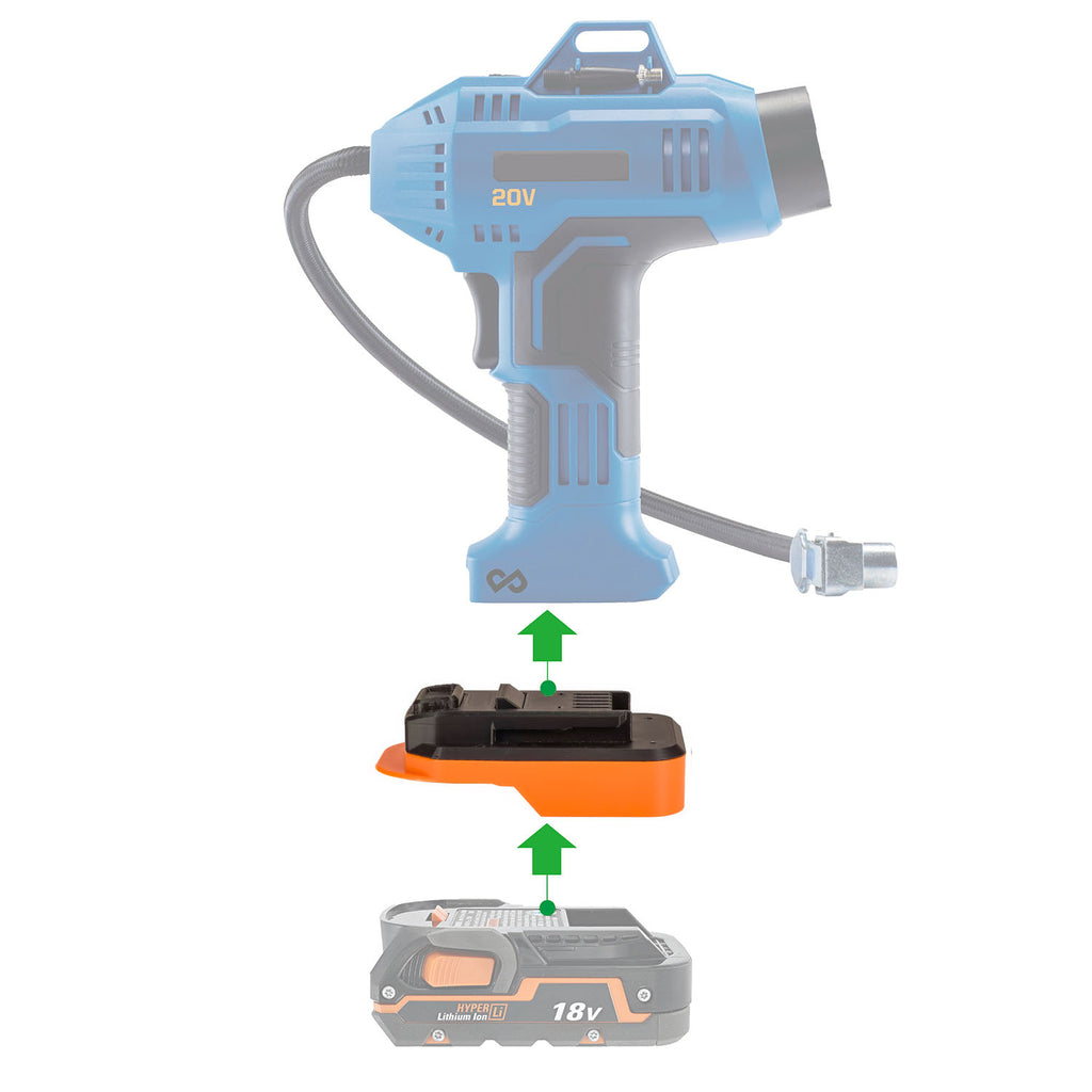 RIDGID 18V vers Mastercraft 20V (Bleu) Adaptateur de batterie