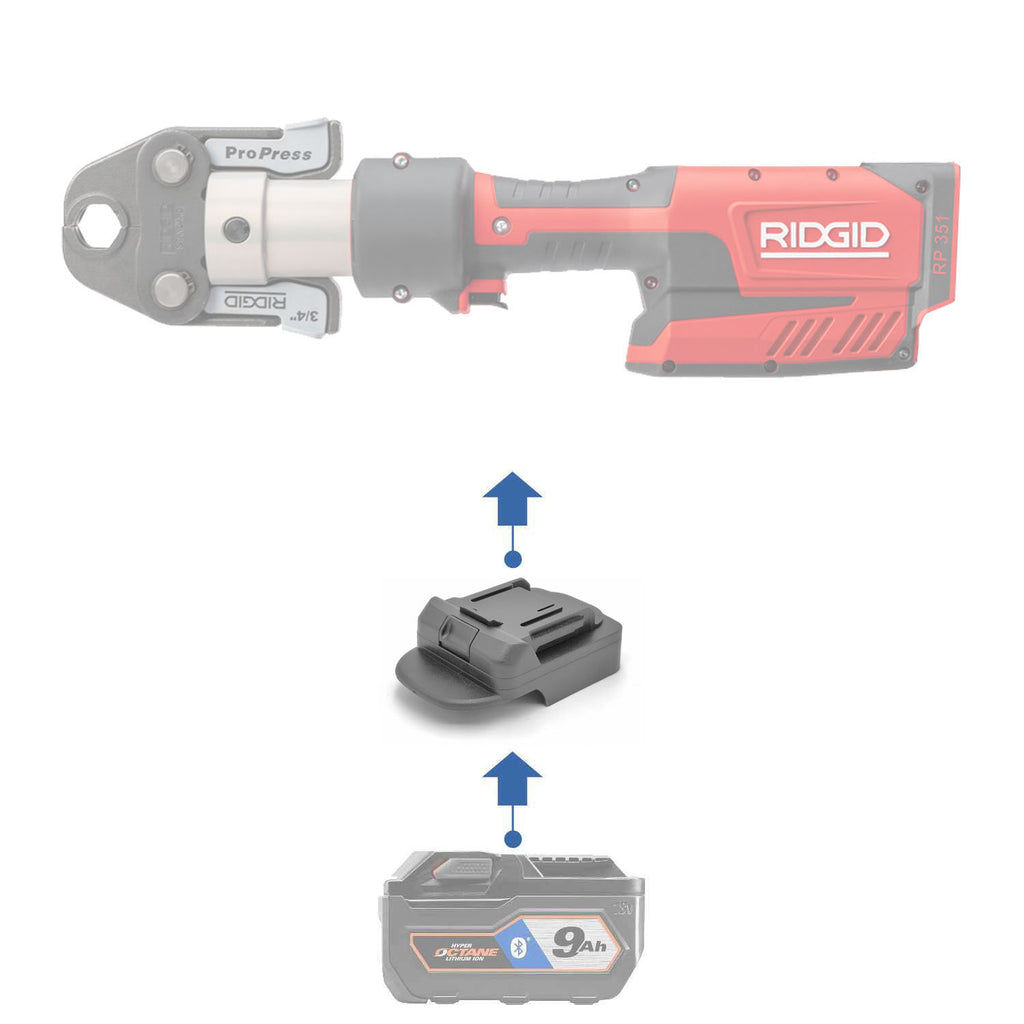 RIDGID 18V vers RIDGID RED 18V Adaptateur de batterie