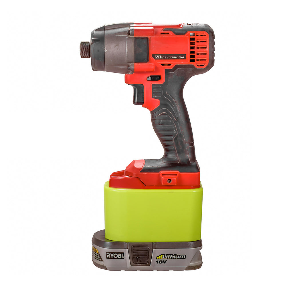 Ryobi 18V auf Bauer 20V Batterieadapter