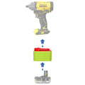 Ryobi 18V auf Stanley V20 Akkuadapter