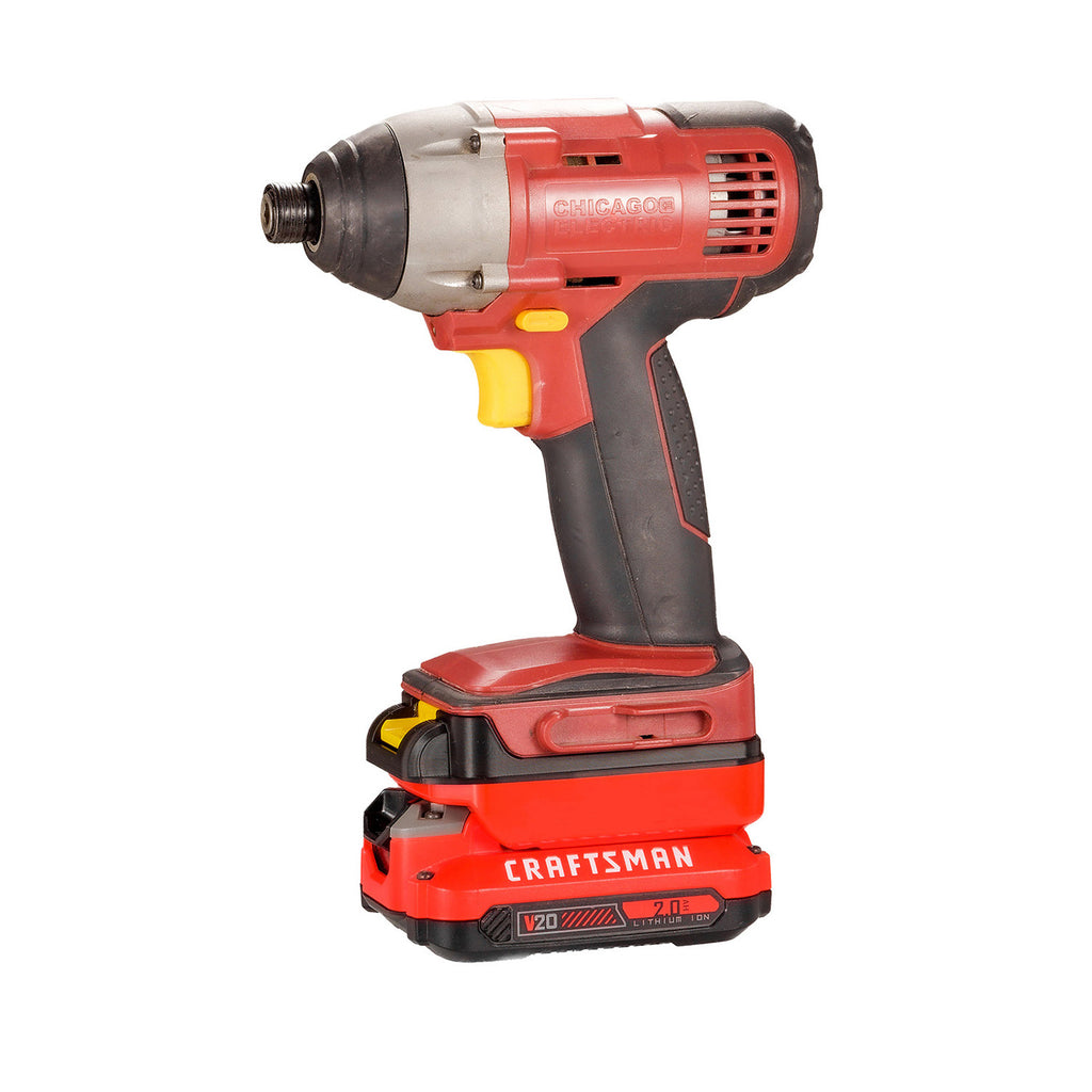Stanley V20 auf Chicago Electric 18V Batterieadapter