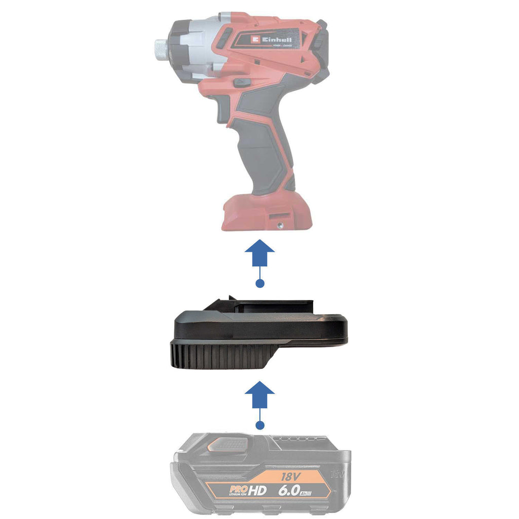 AEG 18V auf Einhell 18V PXC Akkuadapter