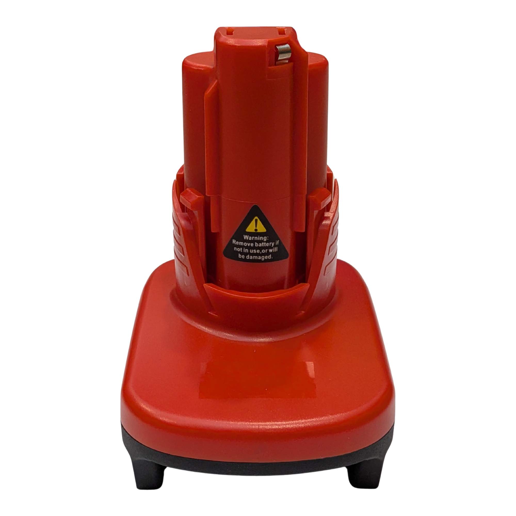 Black and Decker 20V to Milwaukee M12 battery adapter - front view