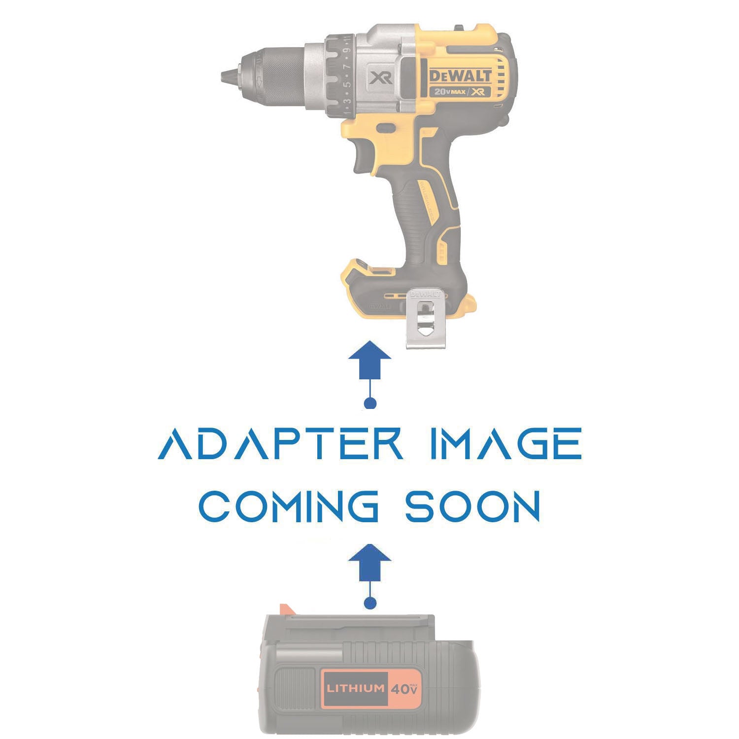 Black and Decker 36V/40V MAX auf DeWalt 20V MAX Akkuadapter