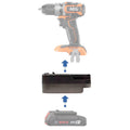 Bosch 18V GBA (Blau) auf AEG 18V Akkuadapter