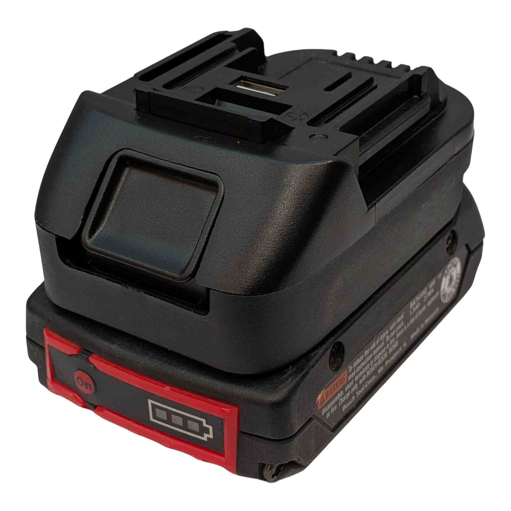 Bosch 18V GBA (Blau) auf Makita 18V LXT Akkuadapter